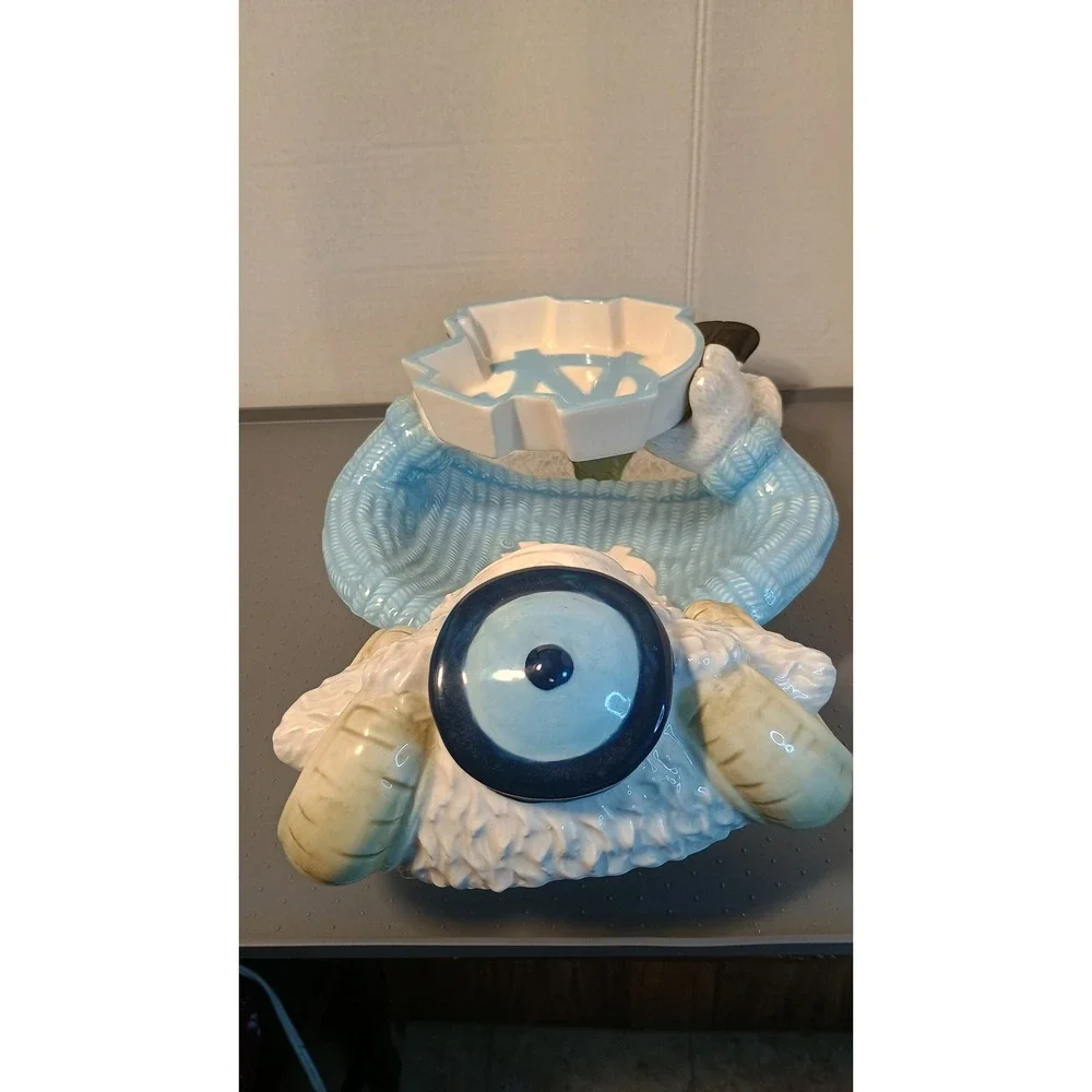 Slavic Treasures UNC Tar Heels Rameses Chip Dip Server  2003 Excellent  *Rare*